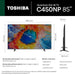 TOSHIBA 85" C450NP QLED 4K SMART TV TOSH