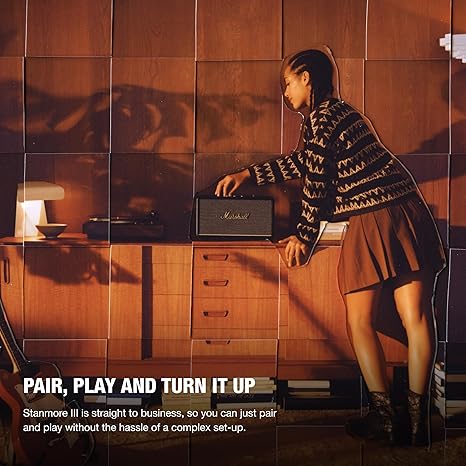 MARSHALL STANMORE III BLUETOOTH SPEAKER BLACK MRSH