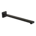 SHOWER ARM LUX SQUARE BLACK SPLASHWORKS
