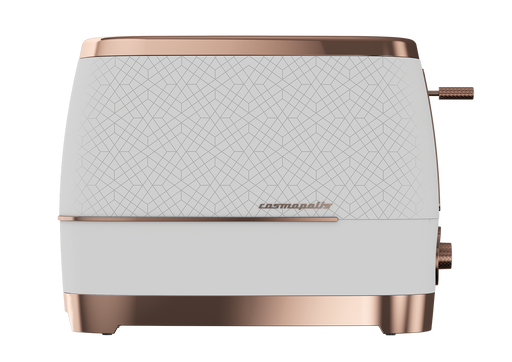 BEKO COSMOPOLIS 2 SLICE TOASTER WHITE/ROSE GOLD BEKO