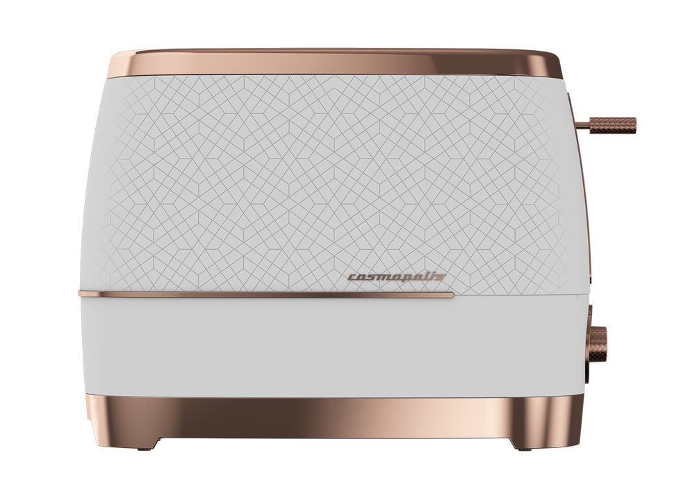 BEKO COSMOPOLIS 4-SLICE TOASTER WHITE ROSE GOLD BEKO