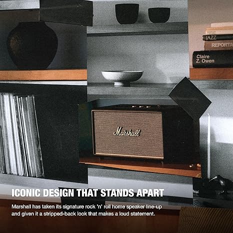 MARSHALL STANMORE III BLUETOOTH SPEAKER BLACK MRSH