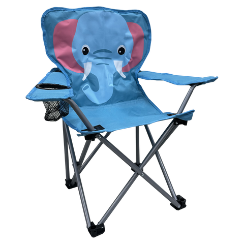 KIDS ELEPHANT CAMPING CHAIR - 50KG SEAGULLS INDUSTRIES