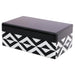 RETRO JEWELLERY BOX 20X12X8CM TRAN