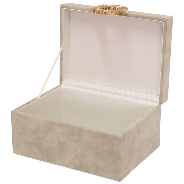 ASTRID JEWELLERY BOX 27X17X12CM TRAN