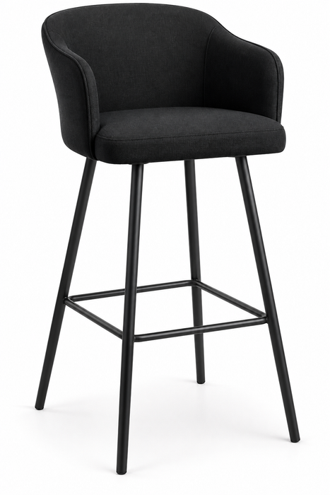 AMF BAR CHAIR BLACK ANJI