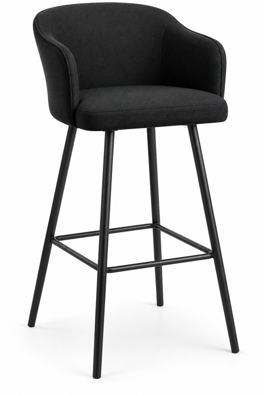 AMF BAR CHAIR BLACK ANJI