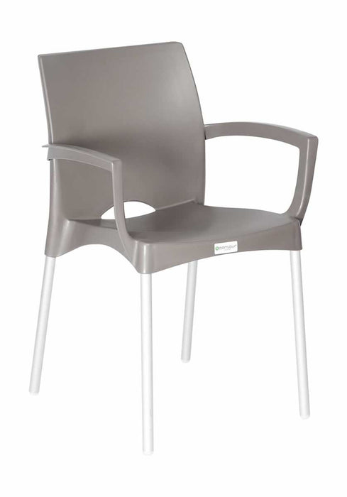 CONTOUR ALEXIS CHAIR - CAPPUCCINO BUZZ