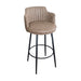 ARCHIE SWIVEL BAR CHAIR - PU BUFFALO HELD