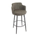 ARCHIE SWIVEL BAR CHAIR - PU GREY HELD