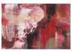 ABSTRACT ART 124 WOODEN FRAME REDR