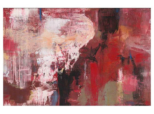 ABSTRACT ART 124 WOODEN FRAME REDR