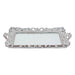 ELIZABETH MIRROR TRAY 41X27CM TRANS NATAL CUT GLASS