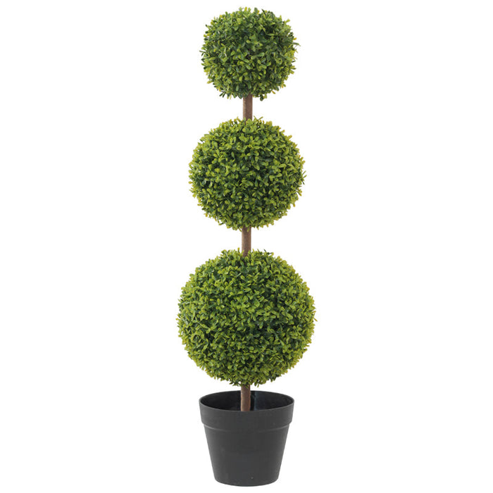 TEAGRASS TRIPLE TOPIARY 100CM TRAN