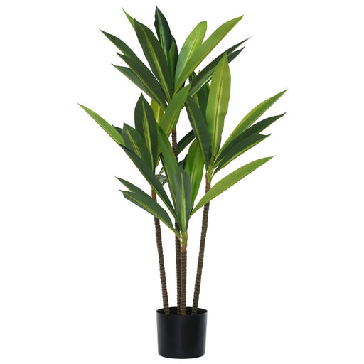 DRACAENA WITH PLASTIC POT 88CM TRAN