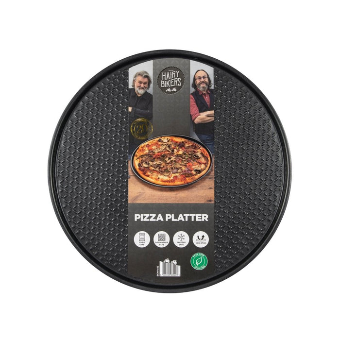 HAIRY BIKERS PIZZA TRAY 0.8MM BLACK ROBIATI DISTRIBUTION C