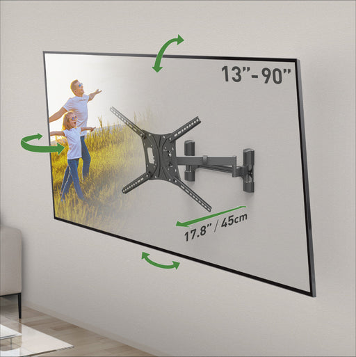 BARKAN FULL MOTION WALL MOUNT BRACKET 13" - 90" BARK