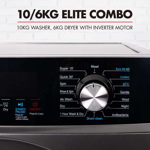 BR 10/6KG WASHER DRYER BERE
