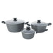 BR 6PC SLATE & STONE FORGED POT SET BERE