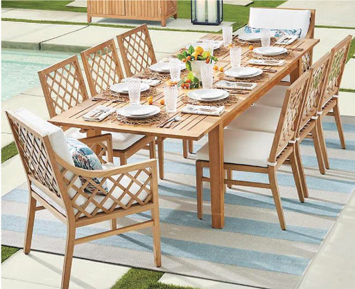 9PCS BEATRIX DINING SET N MEDL
