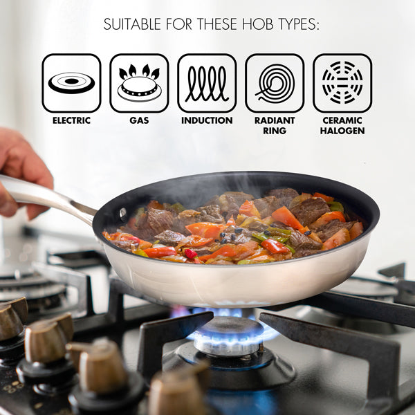 BR 28CM STEEL MASTER PAN BERE