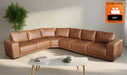 4PCE BONICA MODULAR L/S F/LEATHER EARTHLINE FURNITURE