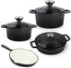CH 7PCS CAST IRON POT SET - BLACK MABR