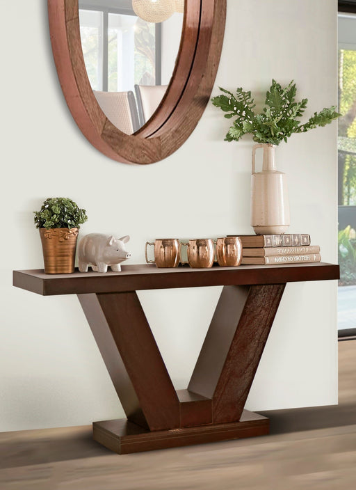 CASTELLO SERVER - DARK WALNUT LINEAR CLASSICA
