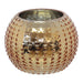 SEA URCHIN GOLD BALL VASE 15X1 TRAN