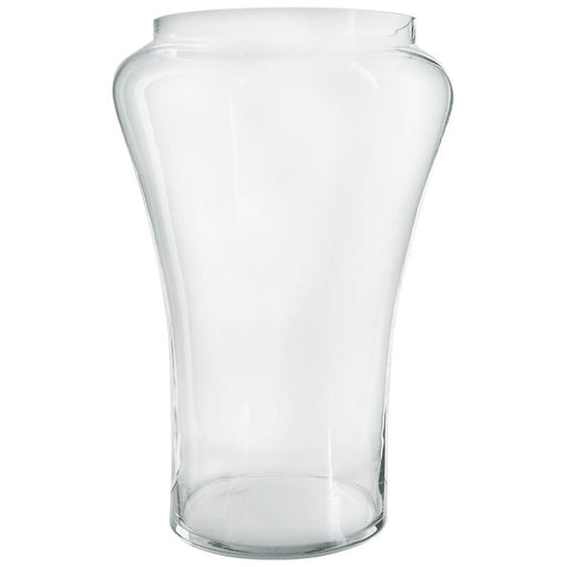 FLAIR VASE 43CM TRAN
