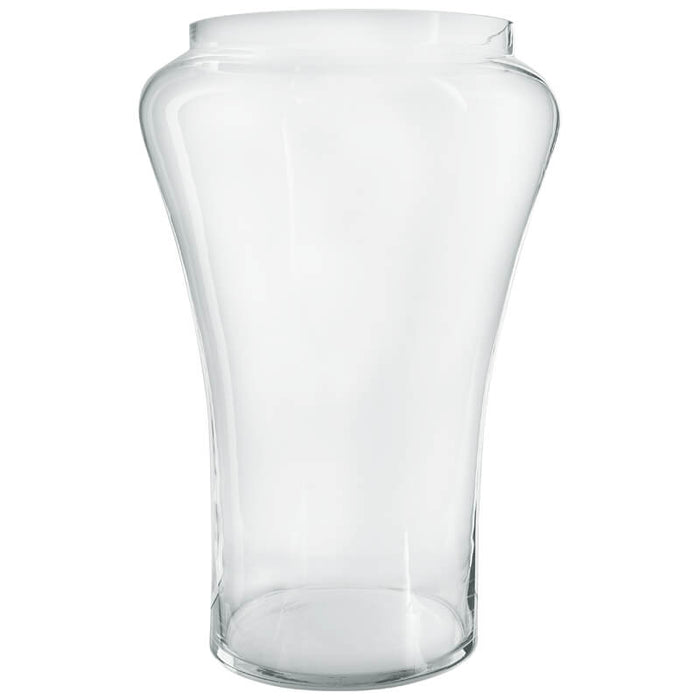 FLAIR VASE 43CM TRAN