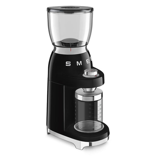 Smeg CGF01CRSA grinder beans hopper top view