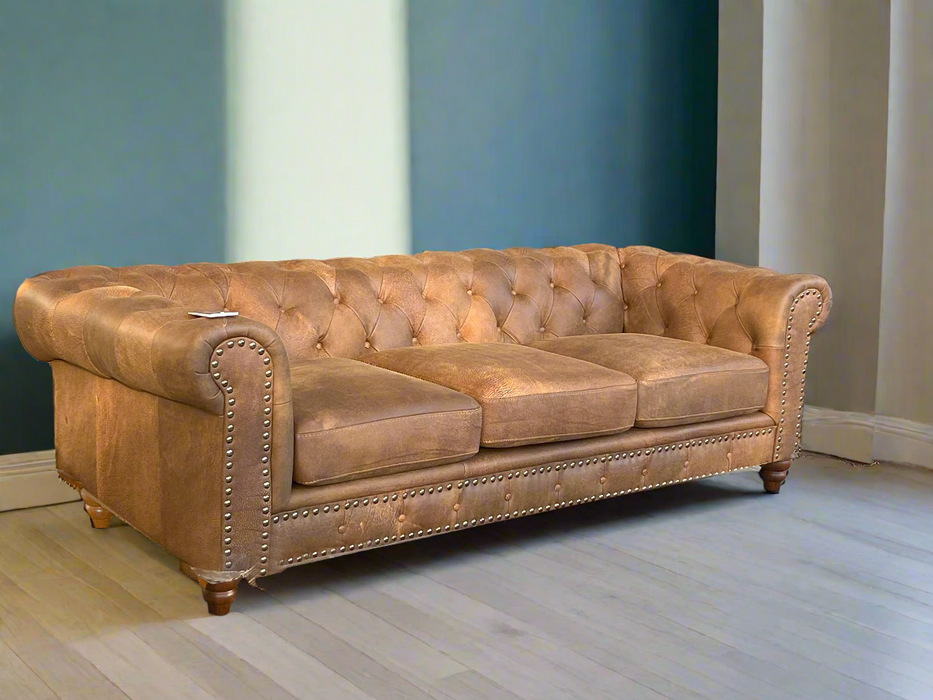 CHESTERFIELD 3DIV BOMBARDIER BETA BROWN EART