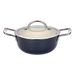 SNAPPY CHEF 22CM SUPERLIGHT CAST IRON CASSEROLE GREY SNAP