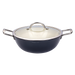 SNAPPY CHEF 30CM SUPERLIGHT CAST IRON ROUND CASSEROLE GREY SNAP