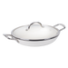 SNAPPY CHEF 30CM WHITE ROUND GRIDDLE SUPERLIGHT CAST IRON SNAP
