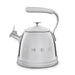 Smeg 2.3L whistling kettle stainless steel stovetop