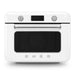 SMEG 10-IN-1 COUNTERTOP COMBI STEAM OVEN GLOSSY WHITE