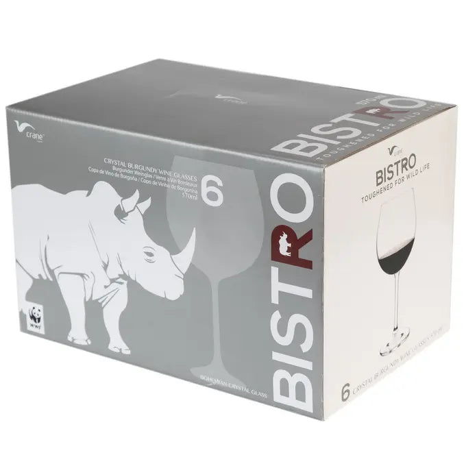 BISTRO CRYSTAL BURGUNDY/GIN 570ML CRYSTAL DIRECT