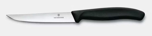 VICTORINOX KNIFE STEAK CLASSIC 11CM ROUND BLACK WAVY VICX