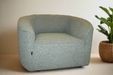 CYRUS Occassional chair in a durable green fabric