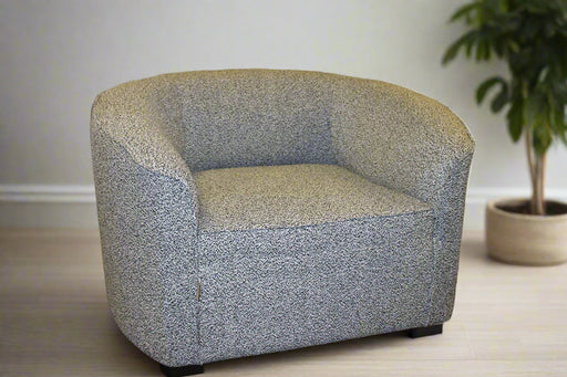 CYRUS Occassional chair in a grey fabric