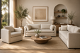 3PCE 3/2/1 LIRA LUXE LOUNGE SUITE - PERFORMANCE LUXE STONE F ZORO