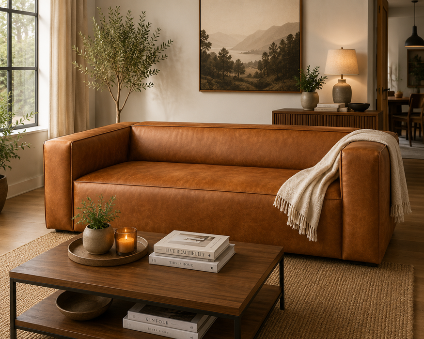 ZOLA 3 DIV COUCH - ECHOHIDE CARBON FABRIC ZORO