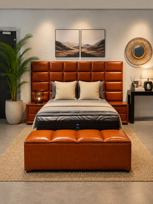 5PC GIGA SUITE TAN COLOR HINT
