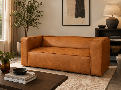 ZOLA 2 DIV COUCH - ECHOHIDE CARBON FABRIC ZORO