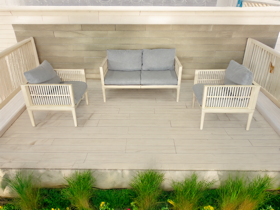 3PCE MODERN OUTDOOR LOUNGE SUITE FORM