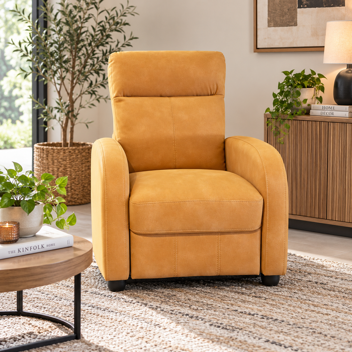 BARKLEY PUSHBACK RECLINER MATTE MUSTARD ALPI