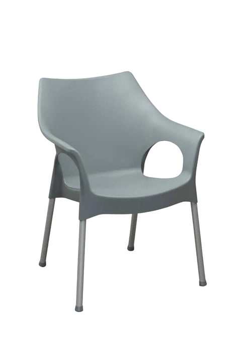 CONTOUR CHELSEA CHAIR - GREY BUZZ