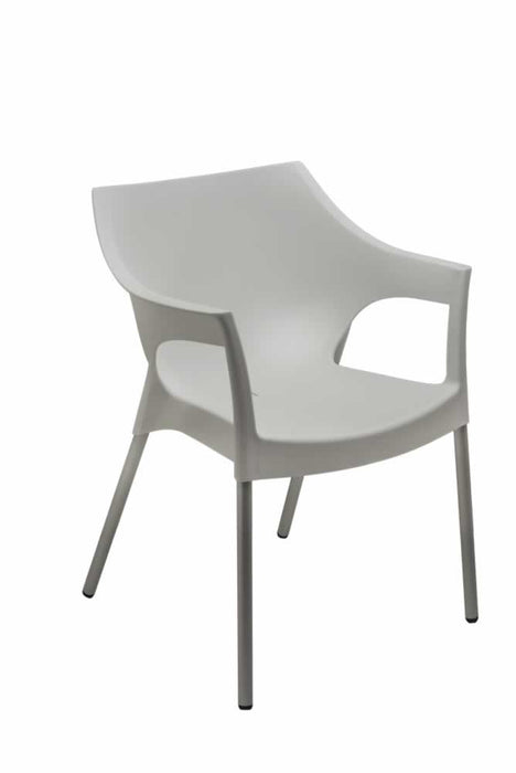 CONTOUR CHELSEA CHAIR - WHITE BUZZ